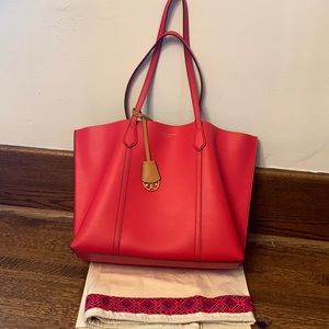 Tory Burch Red Perry Tote